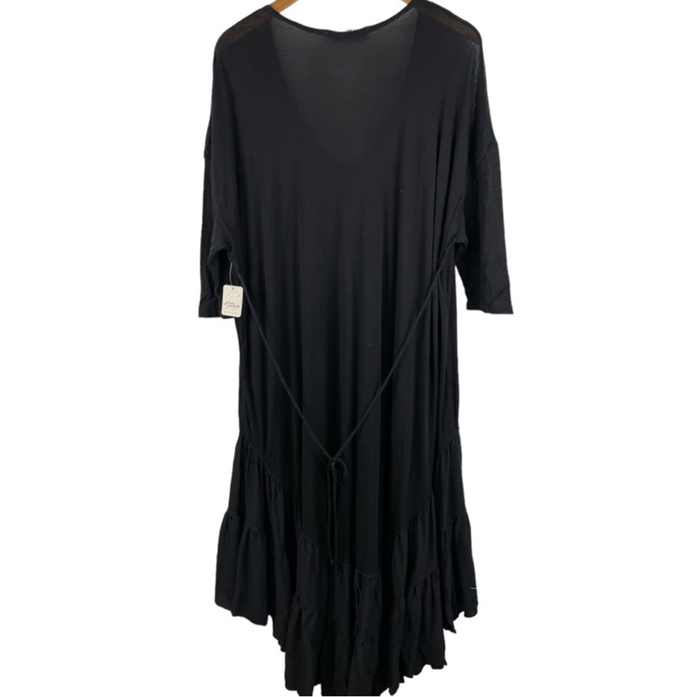 FREE PEOPLE Beach Collection Sunseeker Maxi Dress Obsidian NWT - Picture 10 of 13